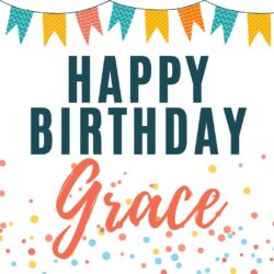 🎈Happy Birthday to Grace! 🧡 We hope you have a wonderful day