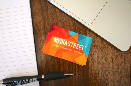 Media Street business card