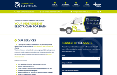 darrington electrical websites