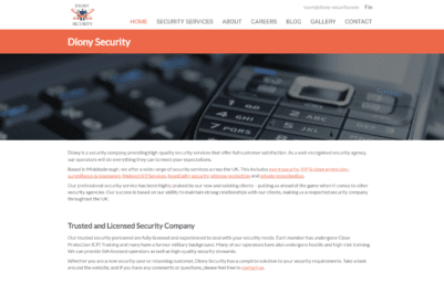 diony security website