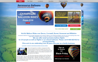 aerosaurus balloons website