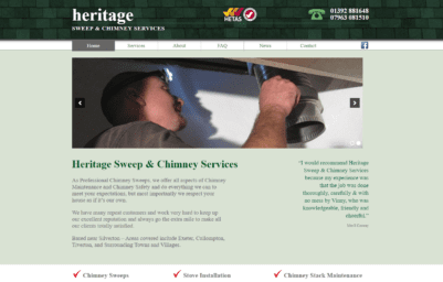 heritage chimney sweep website