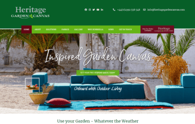 heritage garden canvas website