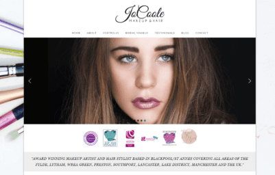 jo coole makeup website