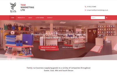 tam marketing website