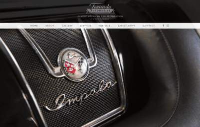 tornado automotive website