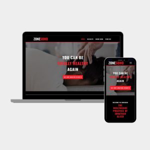 zone soho new website mockup