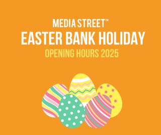 The long Easter bank holiday is almost upon us - we hope you have some nice plans in the sunshine! 

Media Street will be closed from 5pm on Thursday and we will reopen at 9am on Tuesday 22nd. For any urgent queries, please email mail@media-street.co.uk or leave a voicemail on 01392 914033 and we will get back to you as soon as we can.

Have a cracking weekend 🤪 🐣