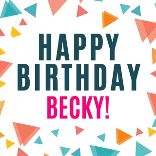 Happy birthday to Becky!! 🎂🎉🎈

We hope you have a great day and enjoy lots of tasty treats (photos to come shortly!) 

Hip-hip Hooray 🌟