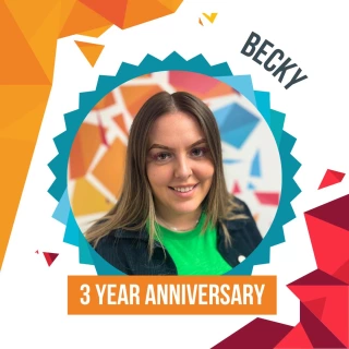 Big Happy Anniversary to Becky who celebrates 3 years at Media Street this week 🎉

Becky has come on leaps and bounds in her web design role and has taken on some great web design and graphic projects this year with some fantastic client feedback - a very well done! 👏

Thank you for your hard work and dedication to Media Street, Becky. Here's to many more 🤩

#HappyAnniversary