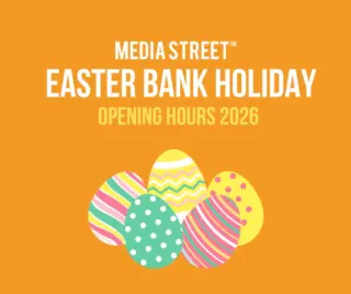 The long Easter bank holiday is almost upon us - we hope you have some nice plans in the sunshine!

Media Street will be closed from 5.30pm on Thursday 2nd April and we will reopen at 9am on Tuesday 7th. For any urgent queries, please email mail@media-street.co.uk or leave a voicemail on 01392 914033 and we will get back to you as soon as we can.

Have a cracking weekend 🤪 🐣